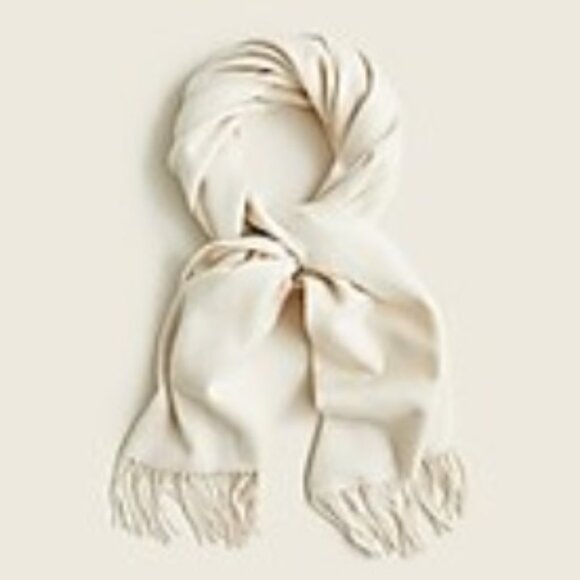 NWT-One Size-J.Crew Wool-blend pull-through scarf